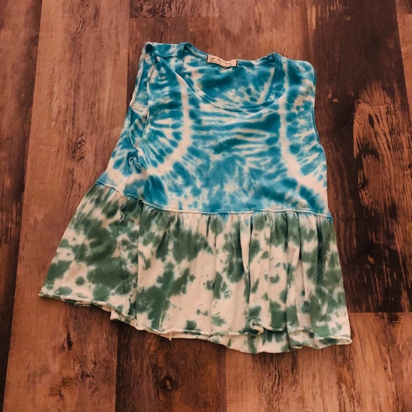 Free People Anytime Tie Dyed Tank. - Picture 2 of 3